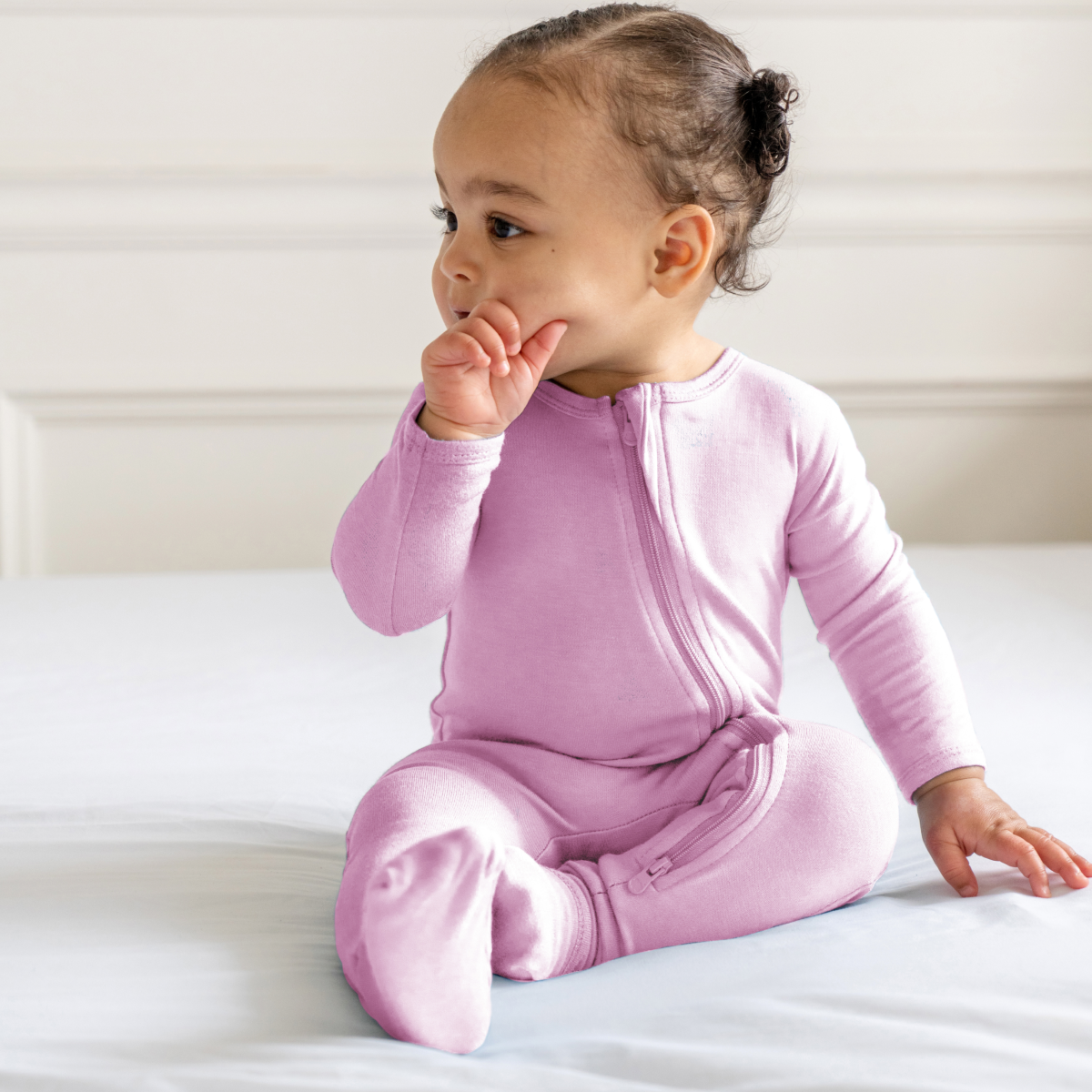 Baby Bamboo Pajamas w/ DreamCuffs® | Dreamland Baby - additional view
