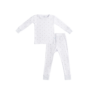 Toddler/Kids Bamboo Pajamas - Grey Star | Dreamland Baby