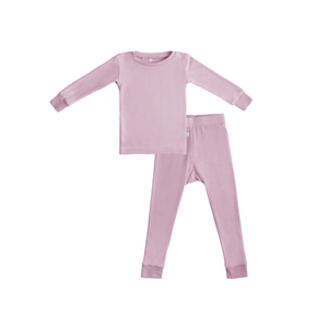 Toddler/Kids Bamboo Pajamas - Misty Mauve | Dreamland Baby