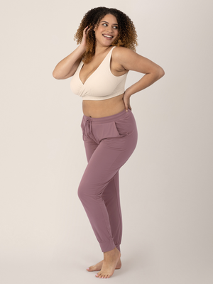 Sublime® Adjustable Crossover Nursing & Lounge Bra | Stone | Kindred Bravely - additional view