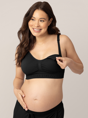 Simply Sublime® Nursing Bra | Black | Kindred Bravely - additional view