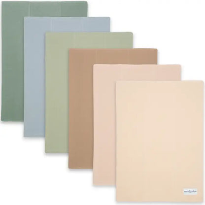 Cotton Burp Cloths - Multi