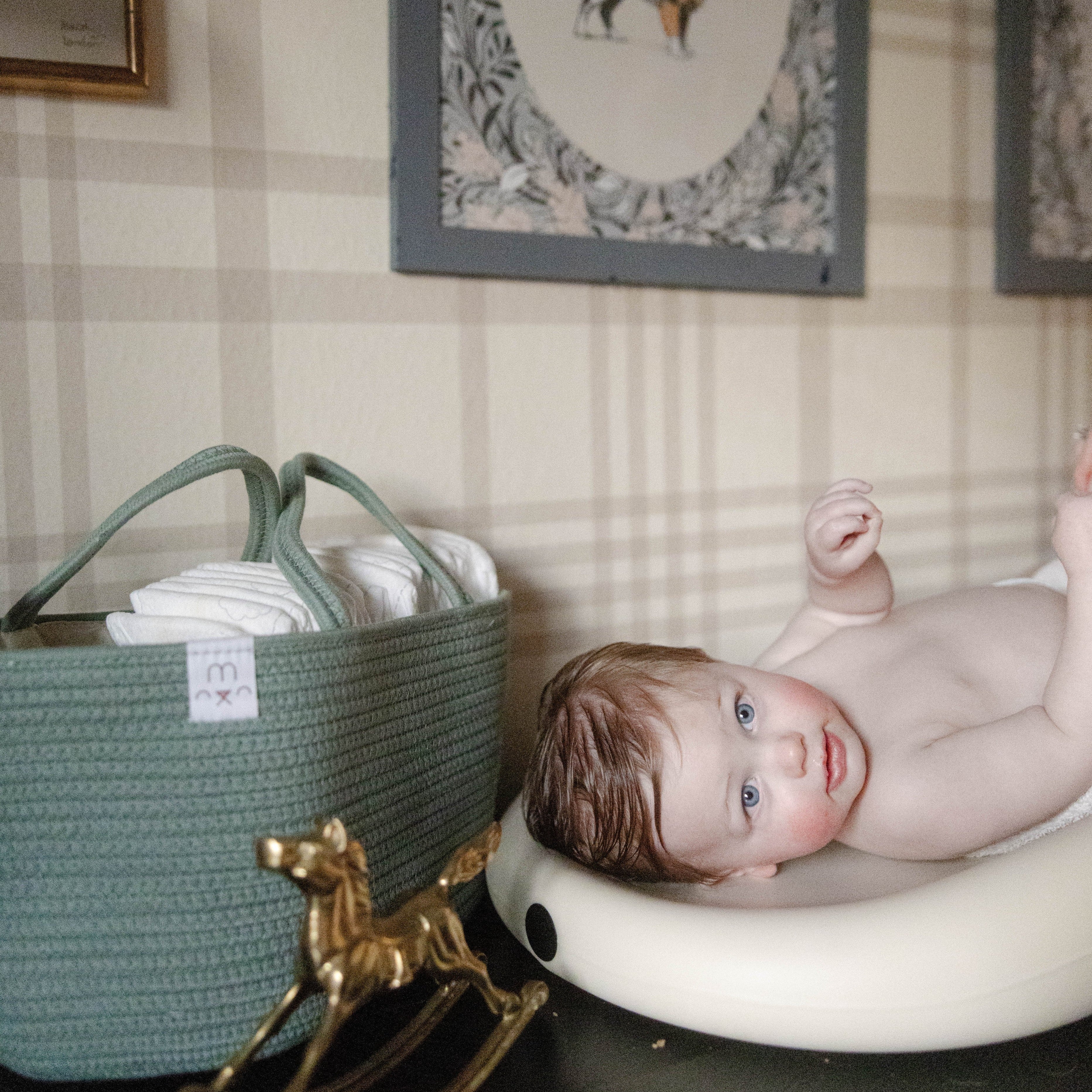 Rope Diaper Caddy | Natemia - additional view