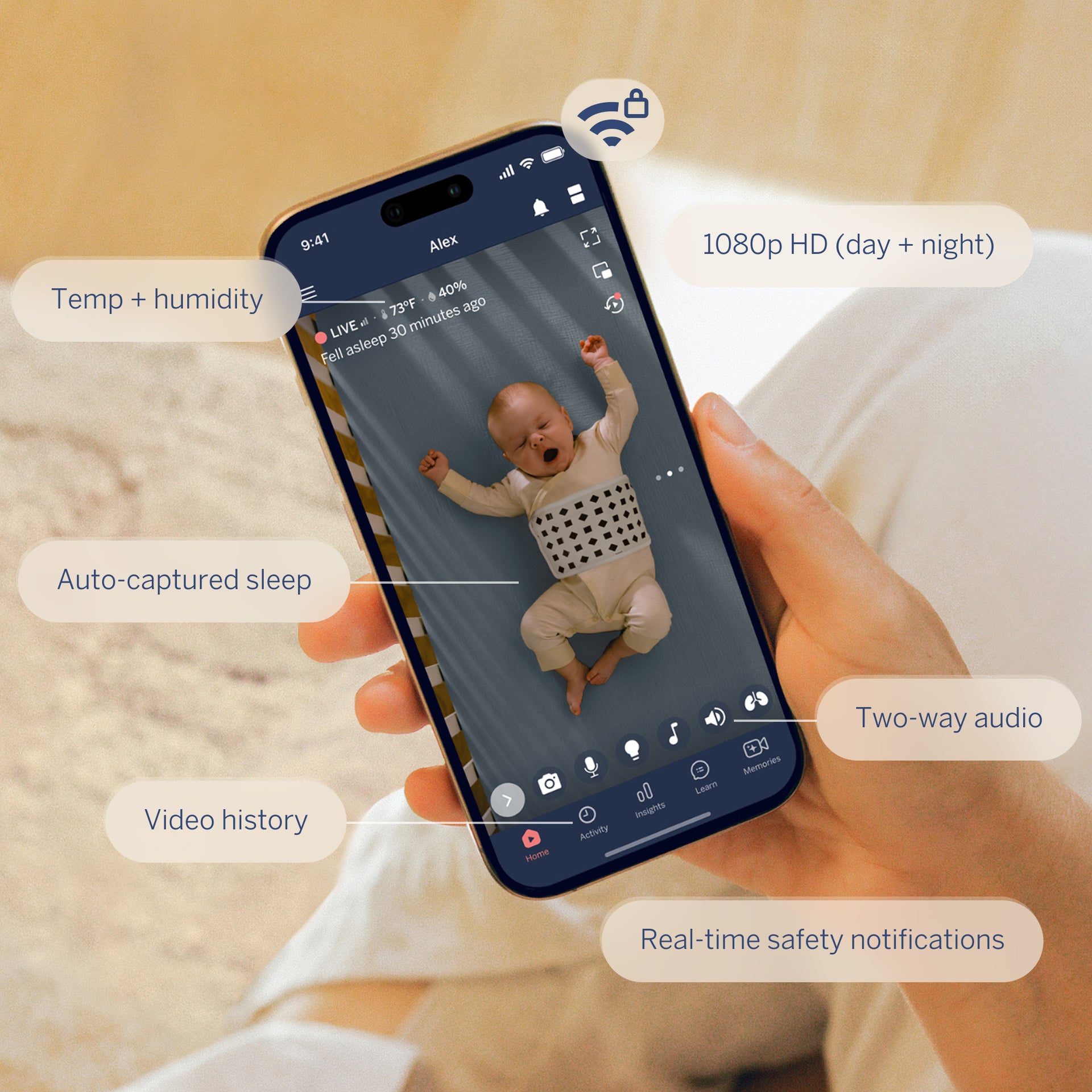 Nanit Pro Smart Baby Monitor & Floor Stand | Nanit - additional view