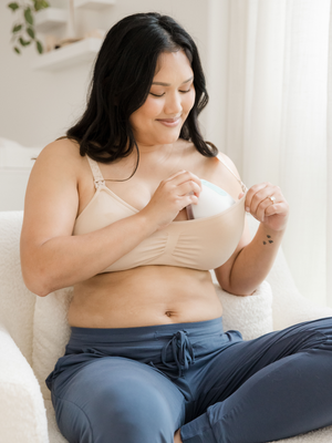 Simply Sublime® Nursing Bra | Beige | Kindred Bravely - additional view