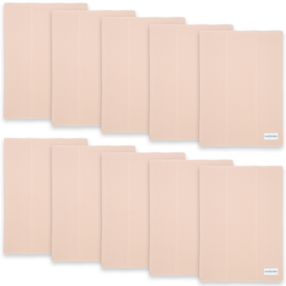 Cotton Burp Cloths  - Blush