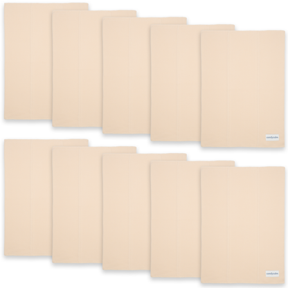 Cotton Burp Cloths - Cream