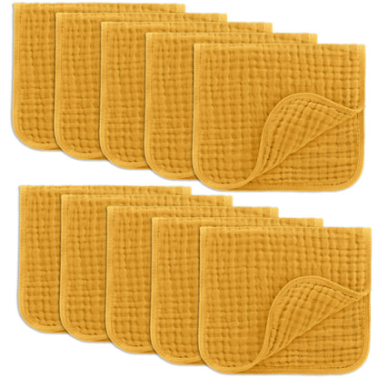 Muslin Burp Cloths - Turmeric