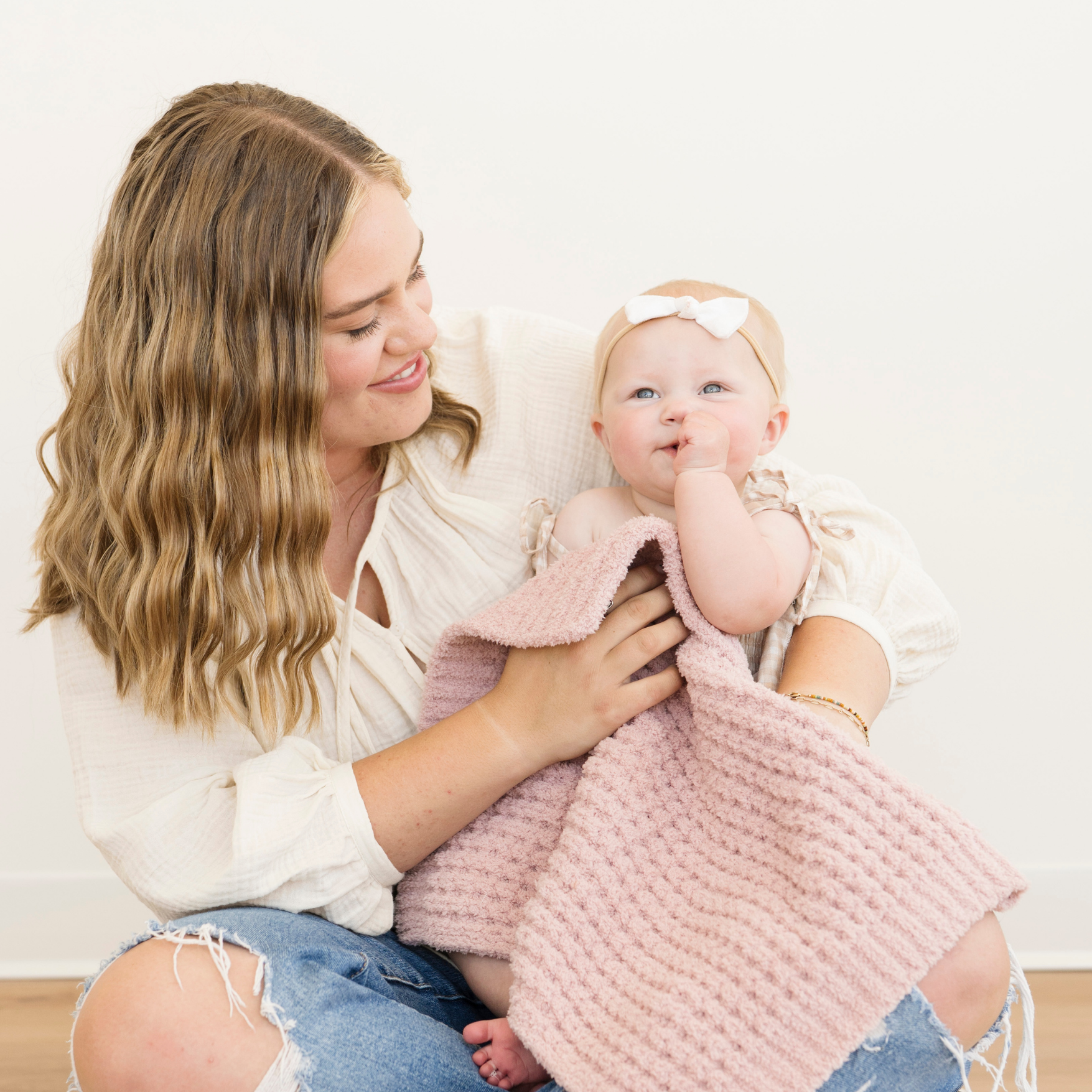 WAFFLE KNIT MINI BLANKETS | Saranoni - additional view