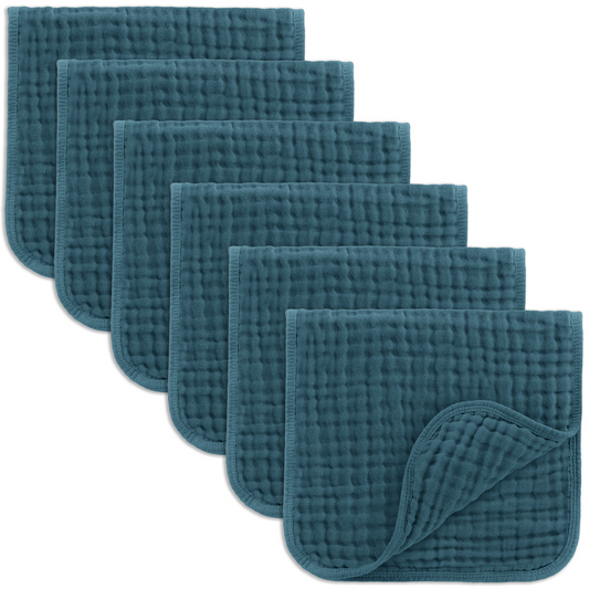 Muslin Burp Cloths - Neptune