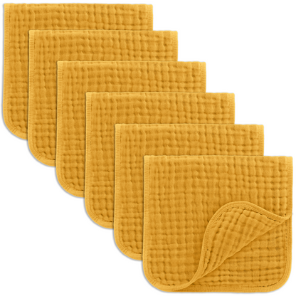 Muslin Burp Cloths - Turmeric