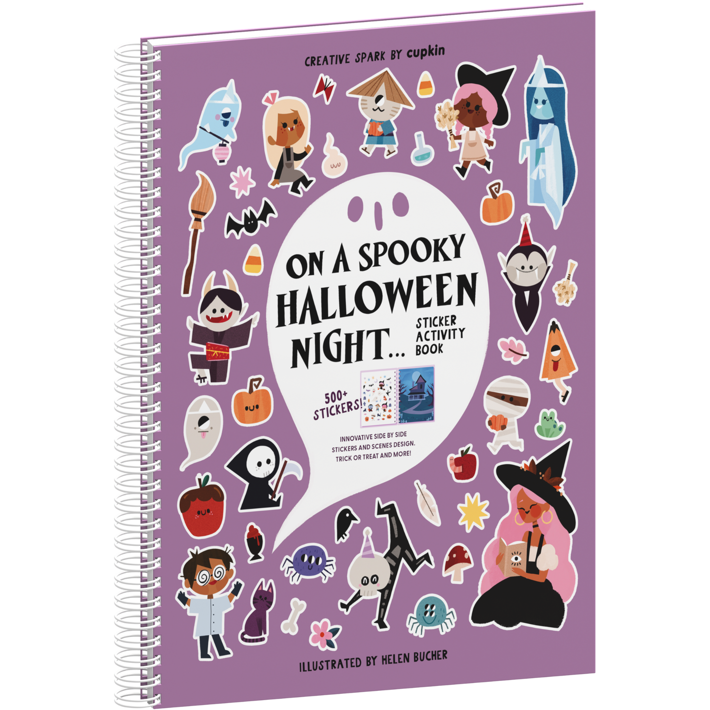 Spooky Halloween Night Sticker Book