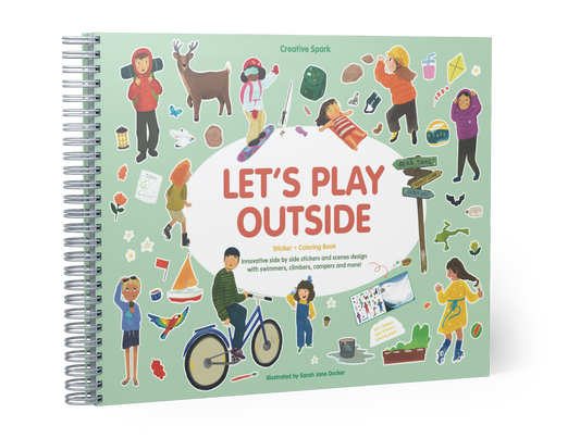 Let's Play Outside Sticker Book