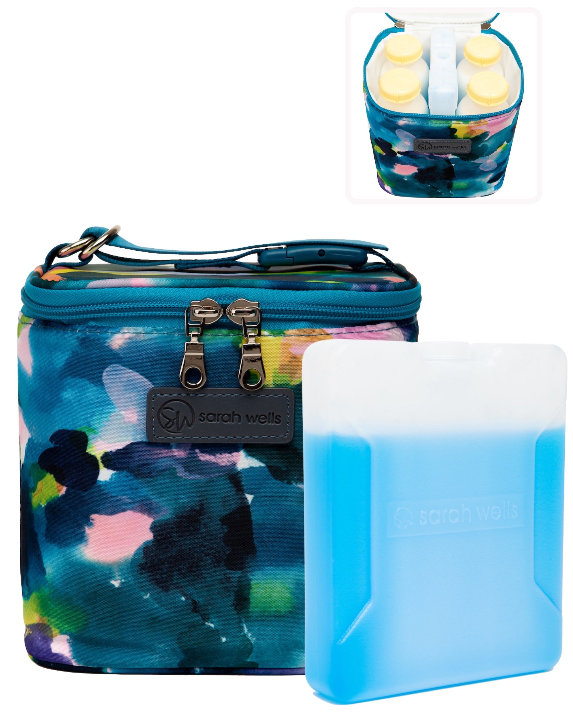 Sarah Wells Cold Gold Breastmilk Cooler – Insulated Milk Storage & Ice Pack – Machine Washable for Moms