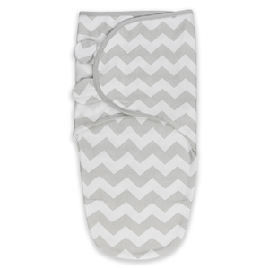 Easy Swaddle Blankets - Gray Chevron, Pack of 1 | Comfy Cubs