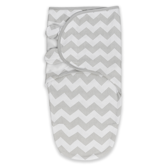 Easy Swaddle Blankets - Gray Chevron, Pack of 1