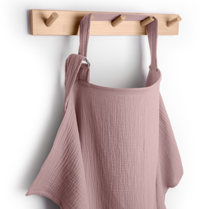 Muslin Nursing Cover, Pack of 1 in Mauve | Comfy Cubs
