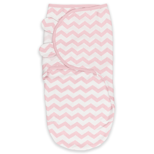 Easy Swaddle Blankets - Pink Chevron, Pack of 1