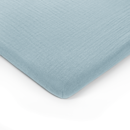 Muslin Fitted Bassinet Crib Sheet