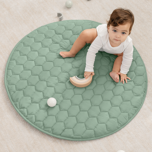 Play Mat with Non-Slip Bottom - Fern