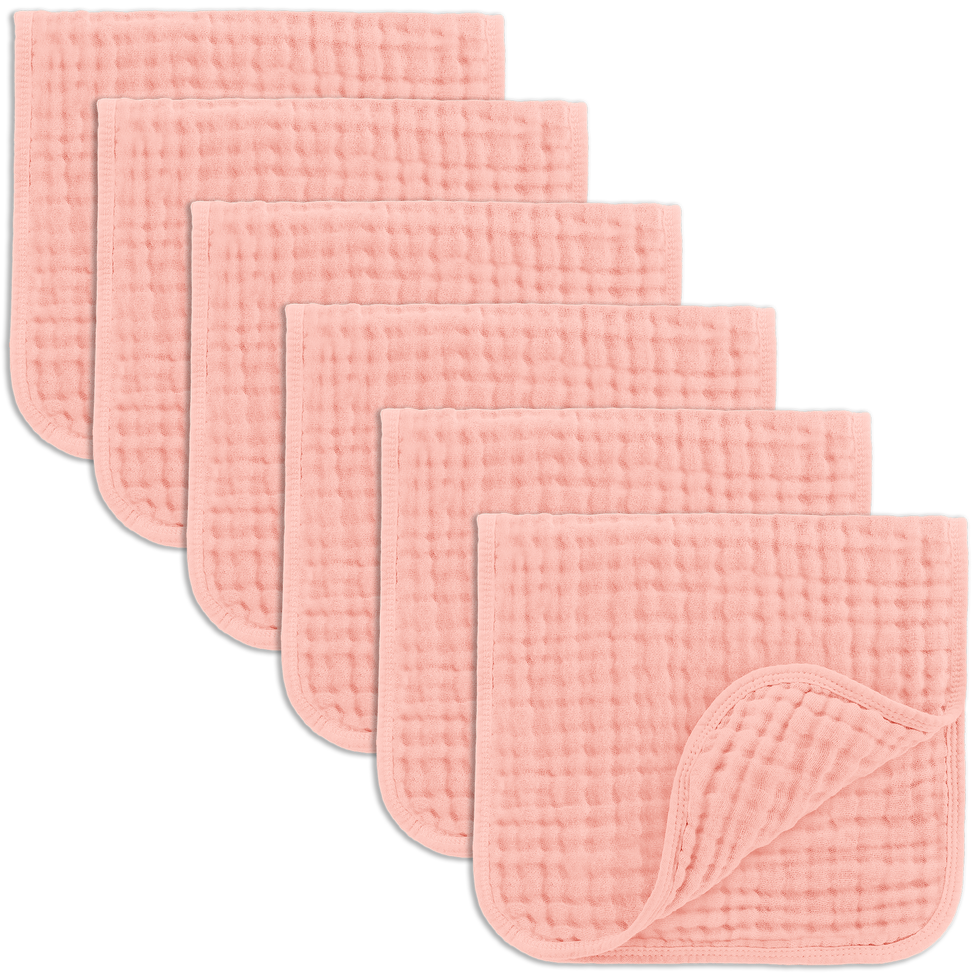 Muslin Burp Cloths in Lace