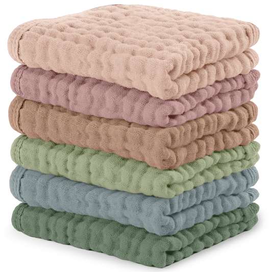 Muslin Washcloths - Multicolor