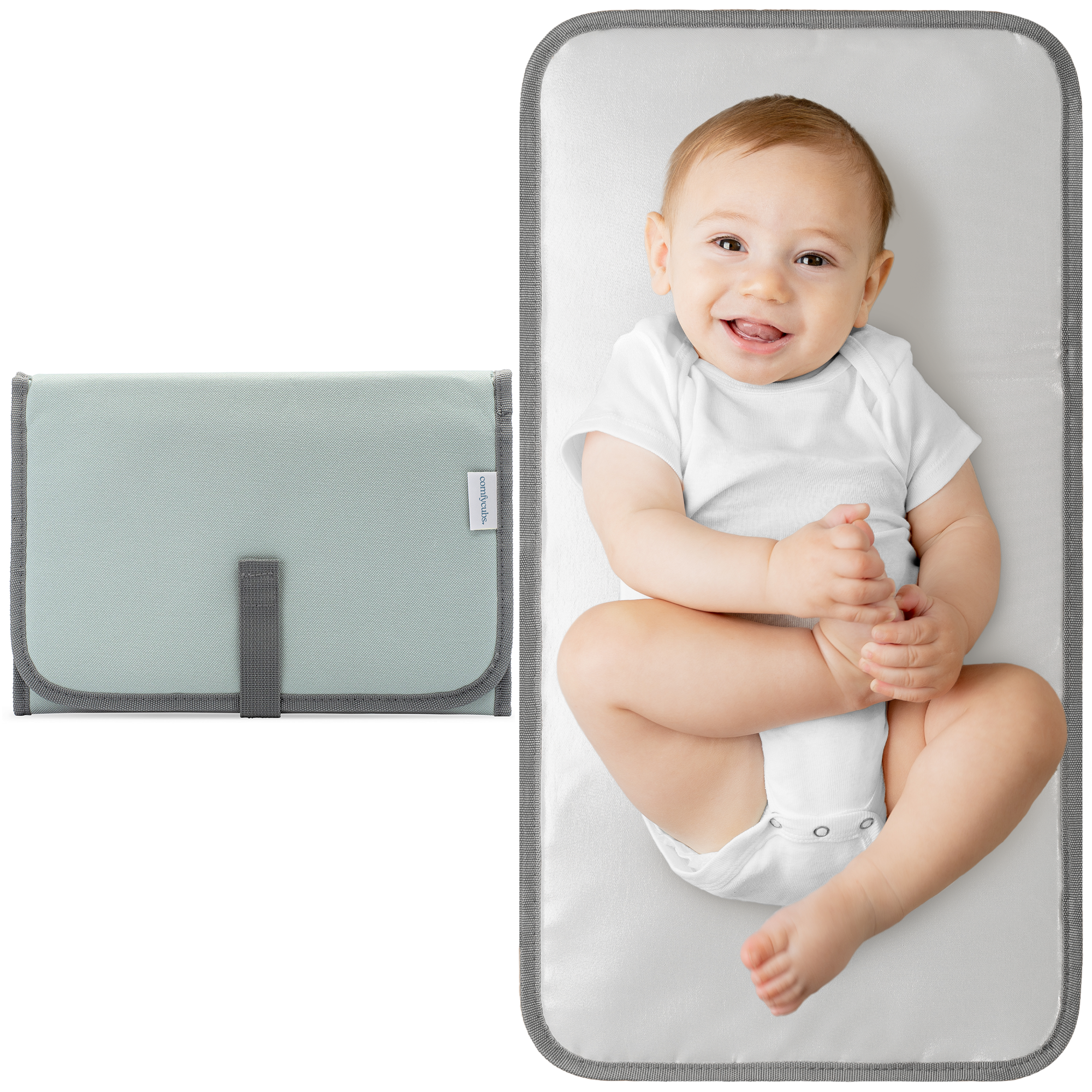 Compact Changing Pad - Earth Green