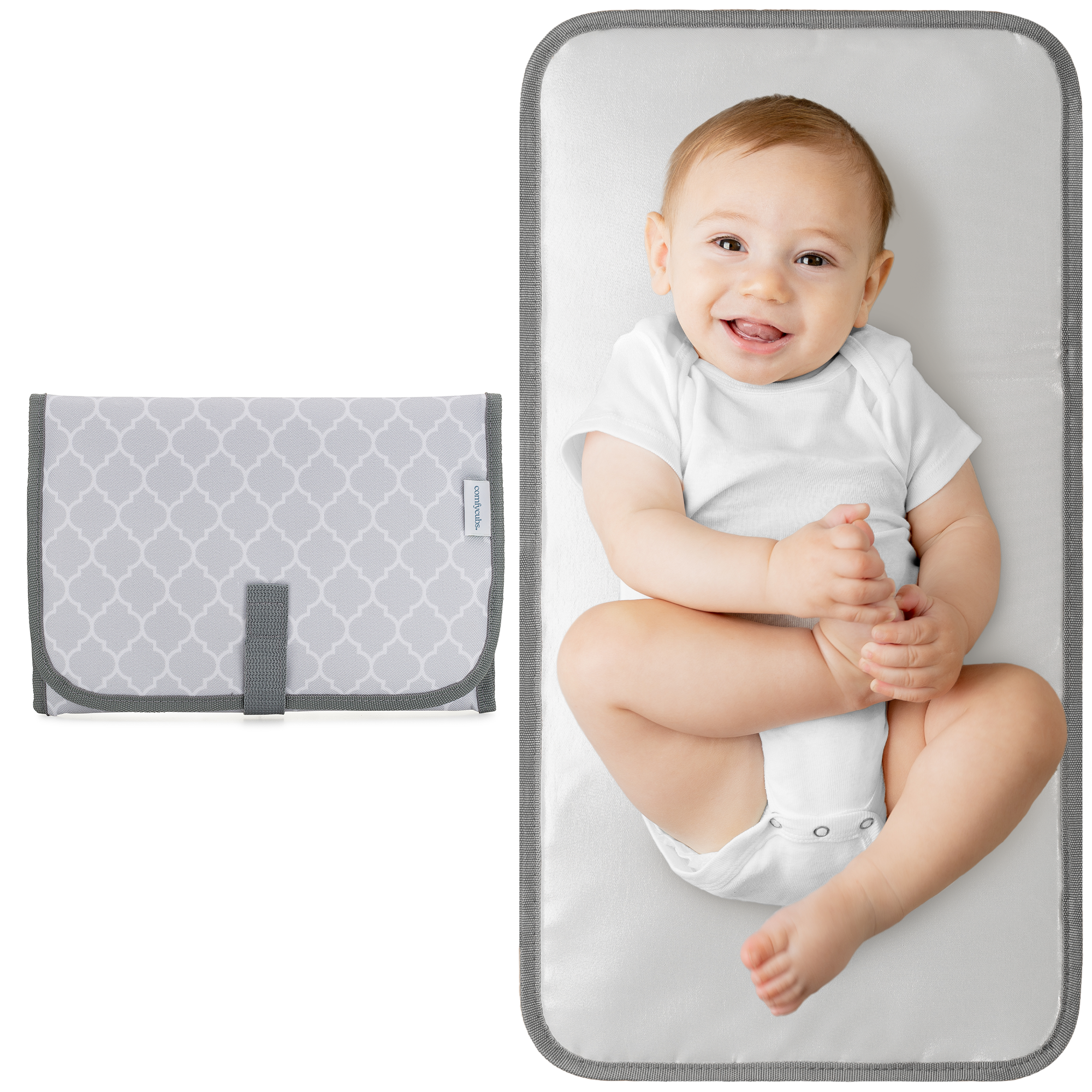 Compact Changing Pad - Grey Pattern