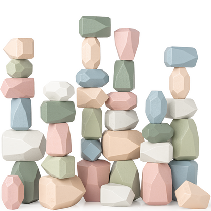 Stacking Blocks for Toddlers, Neutral Pack