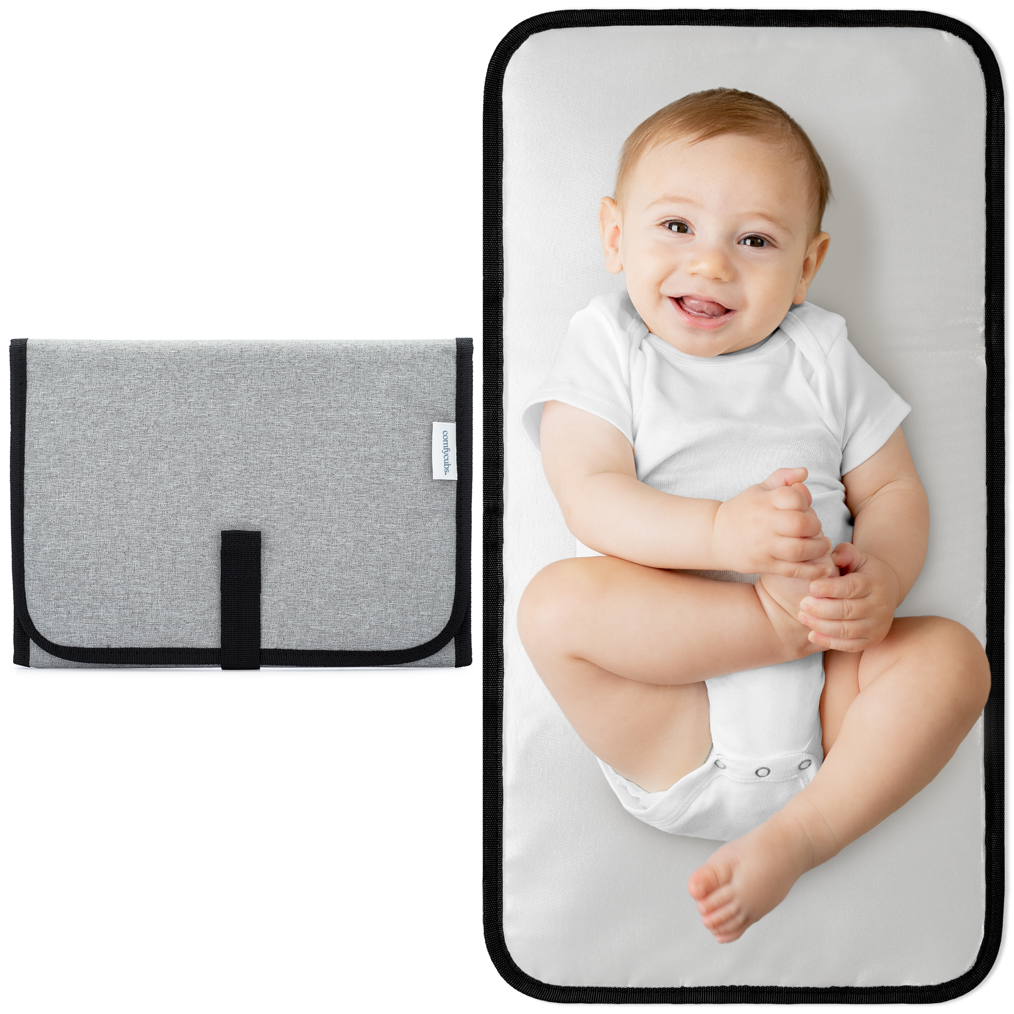 Compact Changing Pad - Solid Grey