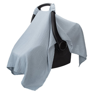 Baby Car Seat Cover in Pacific Blue | Comfy Cubs