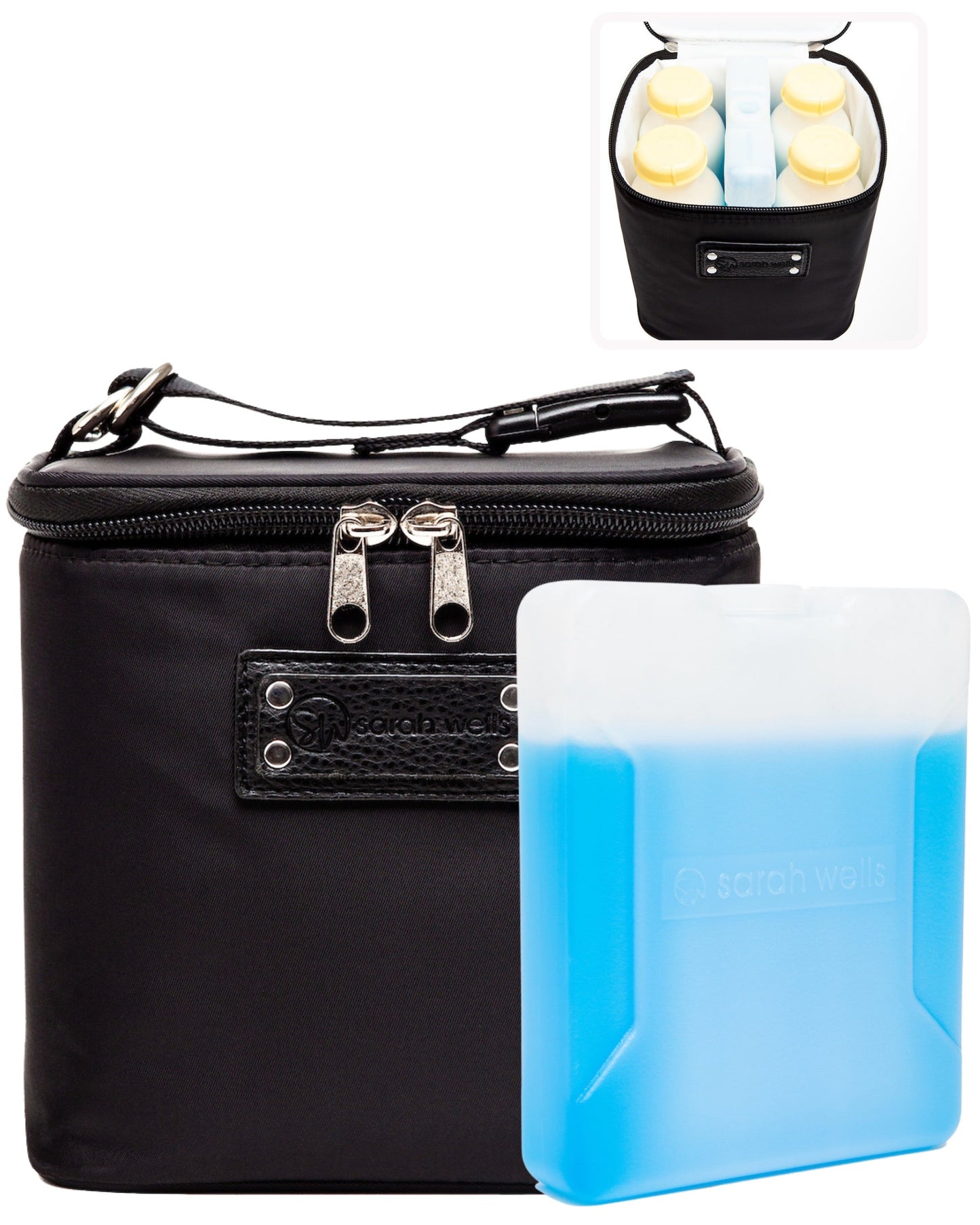 Sarah Wells Cold Gold Breastmilk Cooler – Insulated Milk Storage & Ice Pack – Machine Washable for Moms