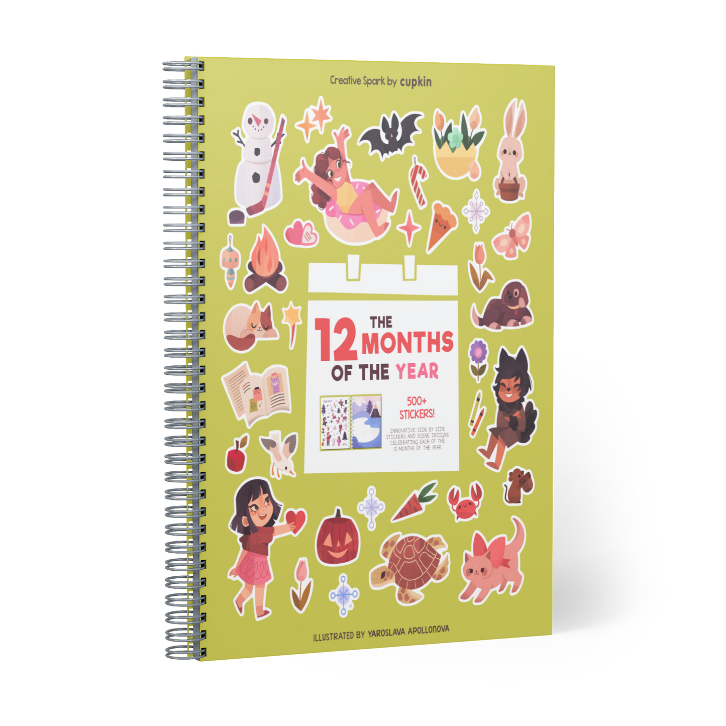 12 months Sticker Book