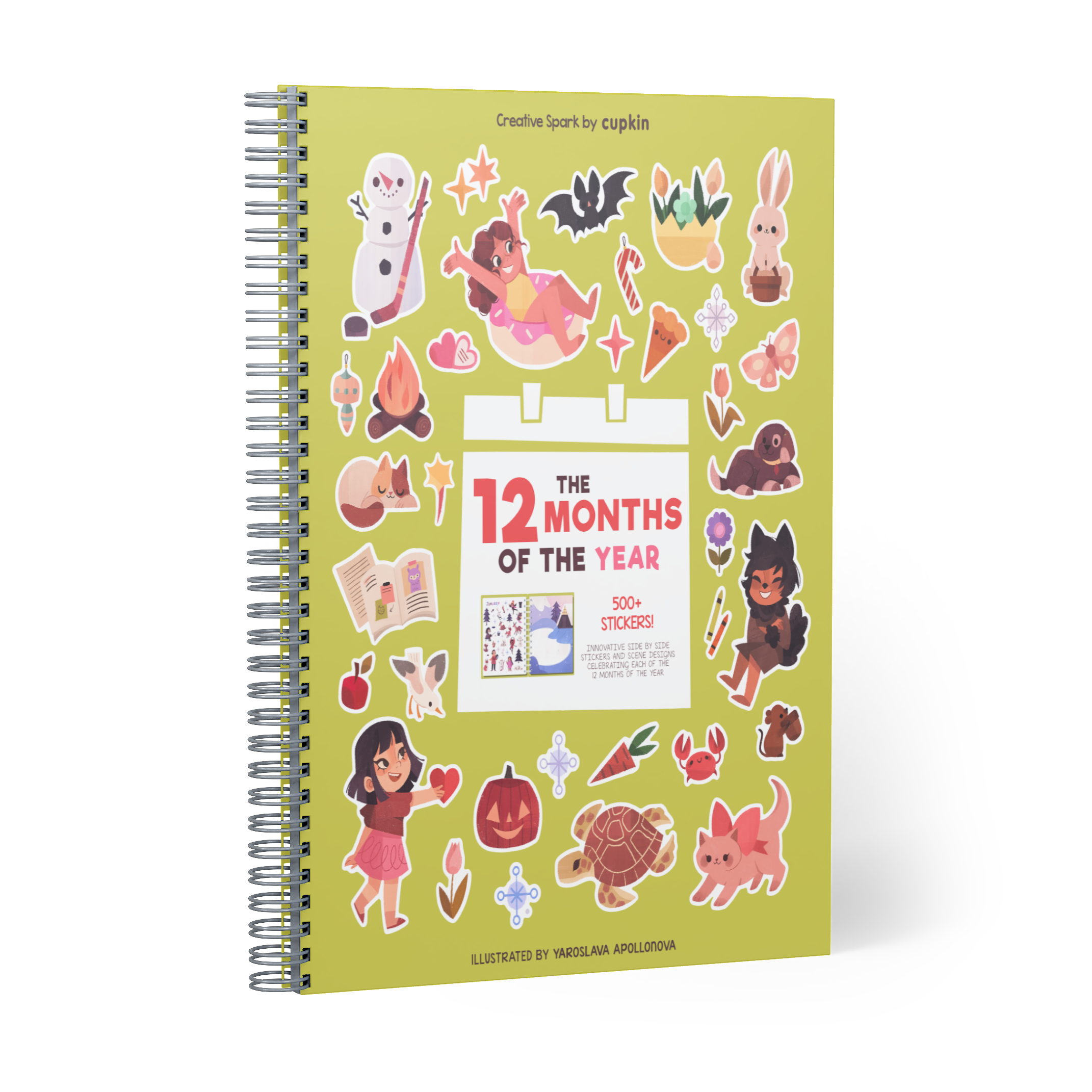12 months Sticker Book