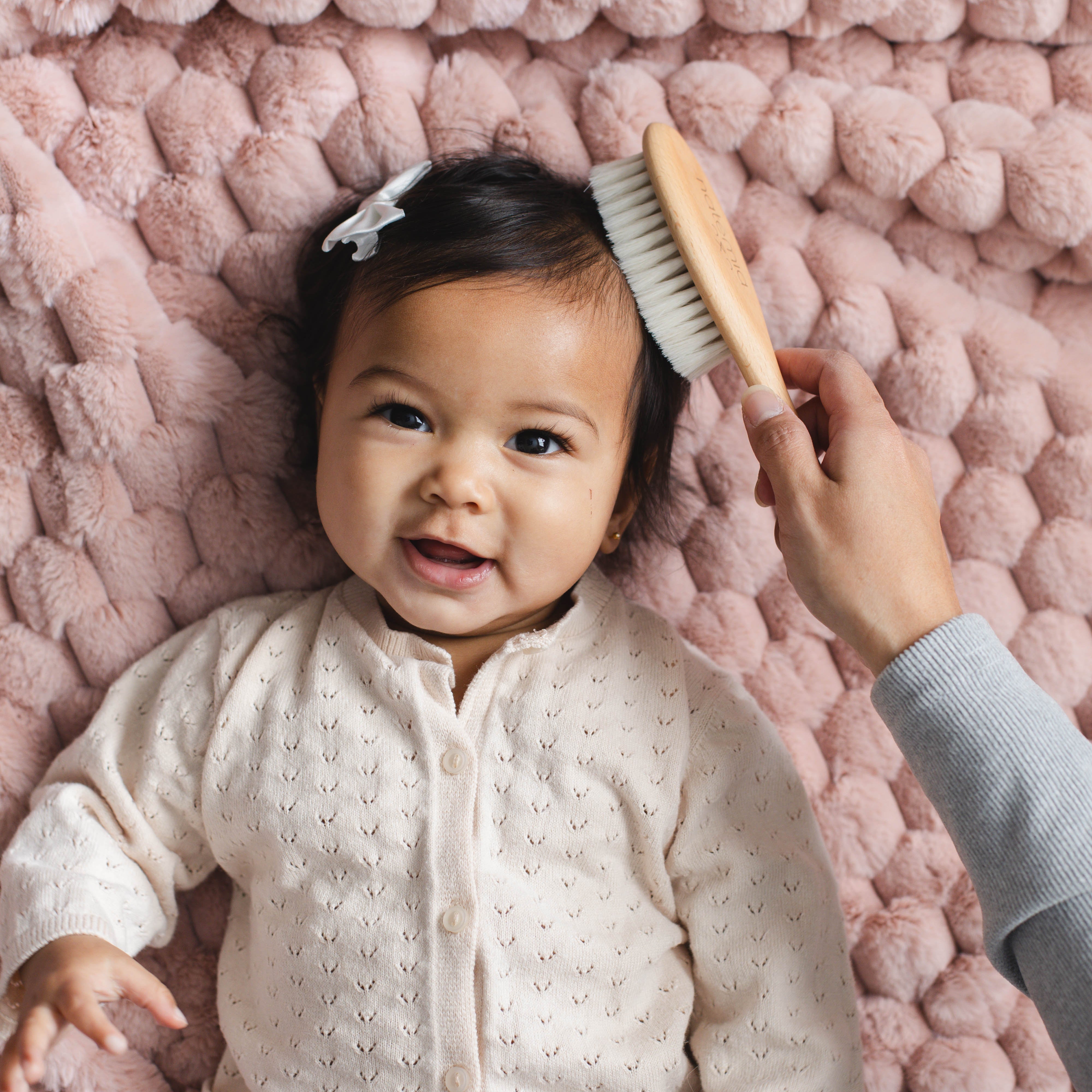 Natural Goat Hair Baby Brush | Natemia - additional view
