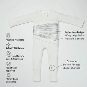 Breathing Reassurance Convertible Baby PJ's | Sleep of Mind - additional view