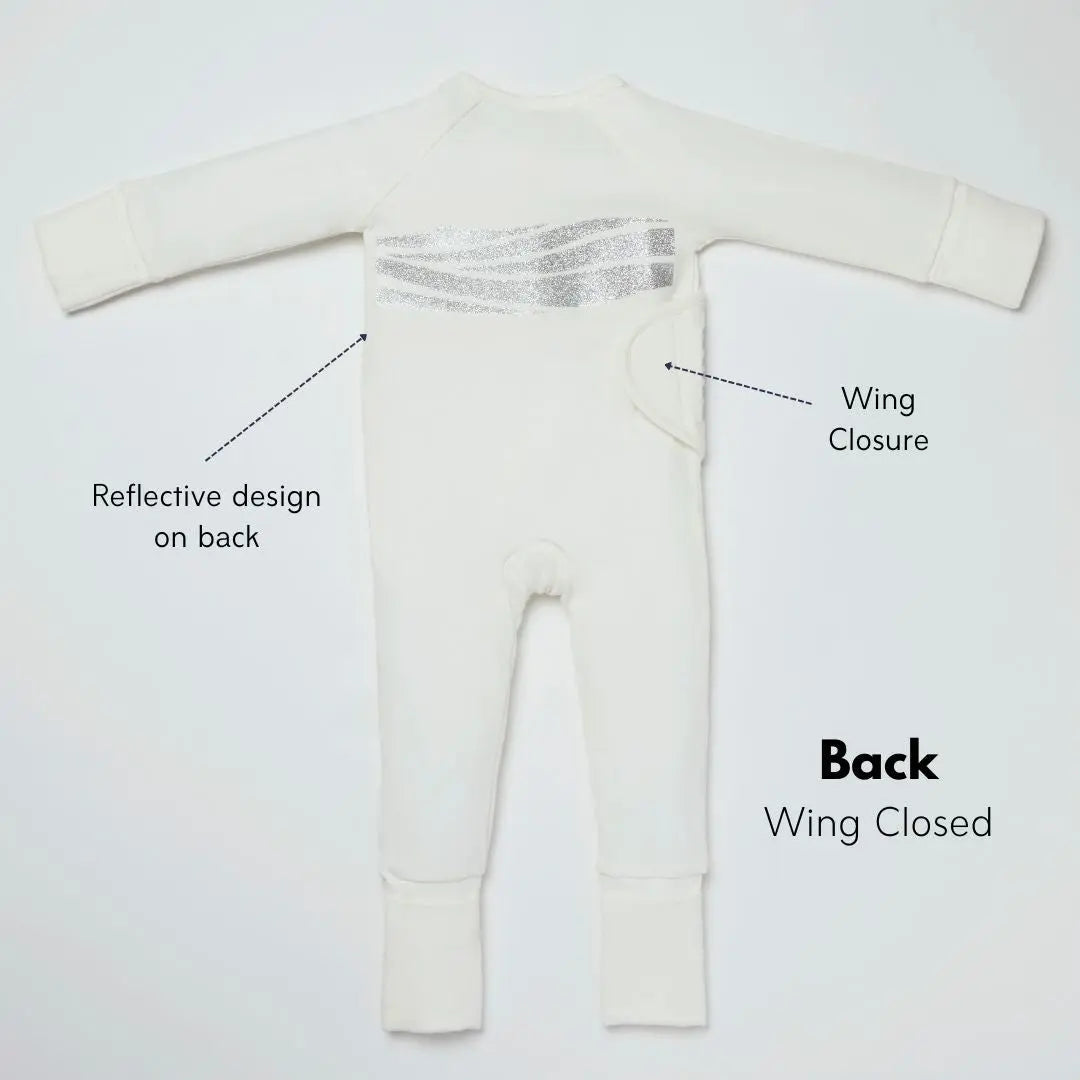 Breathing Reassurance Convertible Baby PJ's | Sleep of Mind - additional view