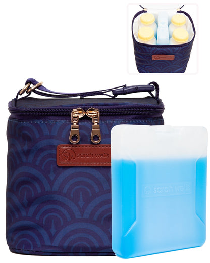 Sarah Wells Cold Gold Breastmilk Cooler – Insulated Milk Storage & Ice Pack – Machine Washable for Moms