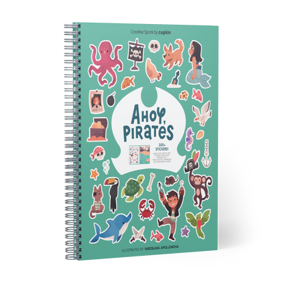 Ahoy Pirates Sticker Book