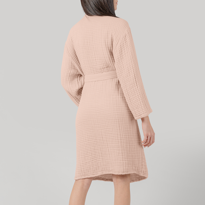 Muslin Bathrobe, Blush