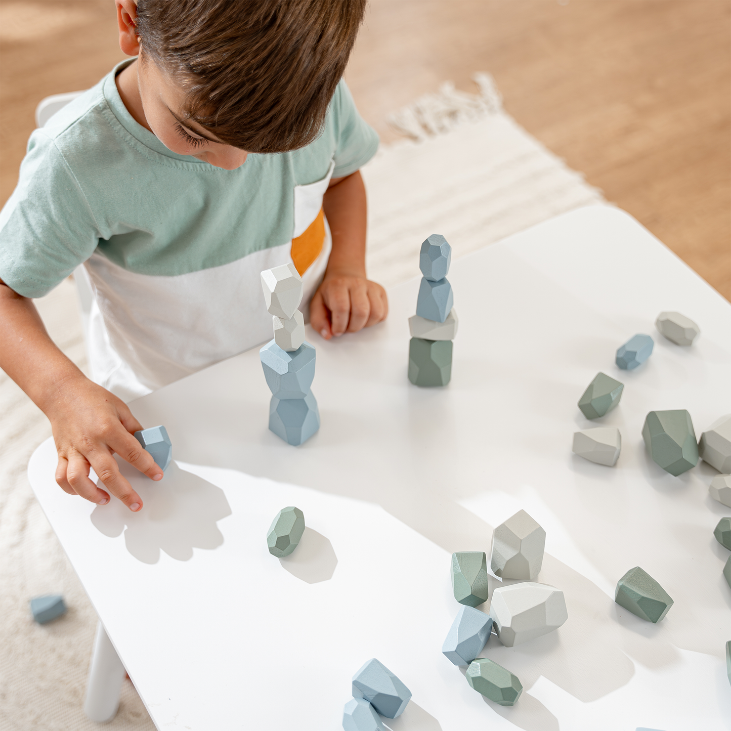 Stacking Blocks for Toddlers, Boy Pack