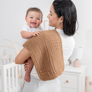 Muslin Burp Cloths in Multicolor | Comfy Cubs - additional view