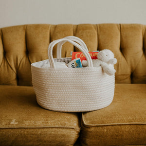Rope Diaper Caddy | Parker Baby Co. - additional view