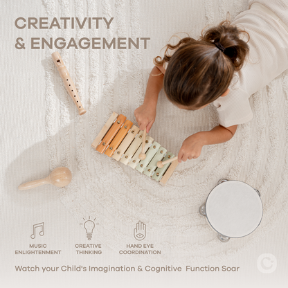 4-Piece Kids Musical Instruments for Toddlers
