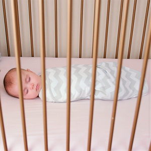 Easy Swaddle Blankets - Gray Chevron, Pack of 1 | Comfy Cubs - additional view
