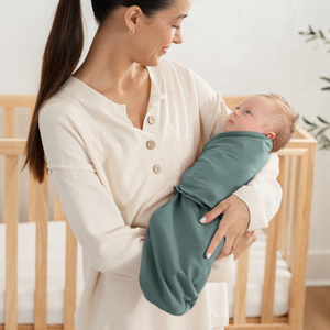 Easy Swaddle Blankets in Stone, Nomadic Blue, Azul, Pack of 3 | Comfy Cubs - additional view