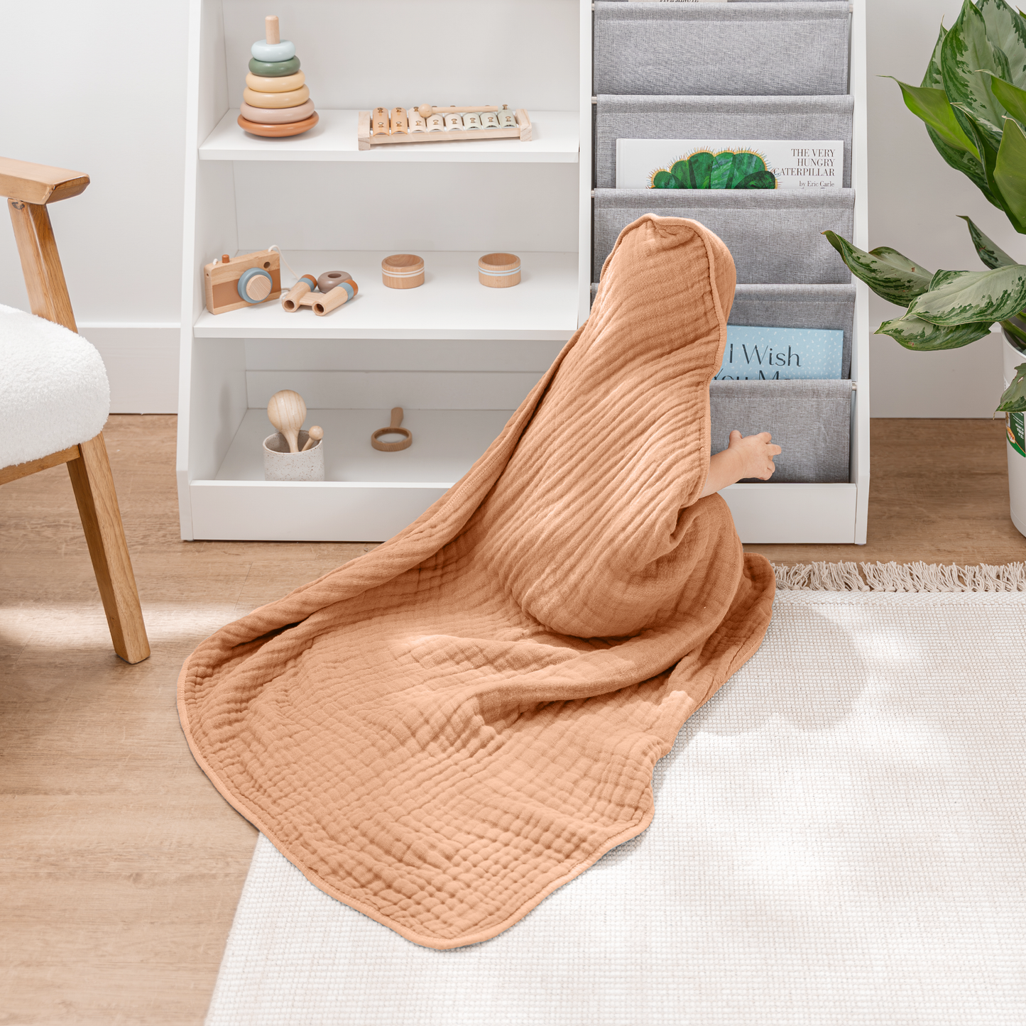 Baby Hooded Towels - Caramel