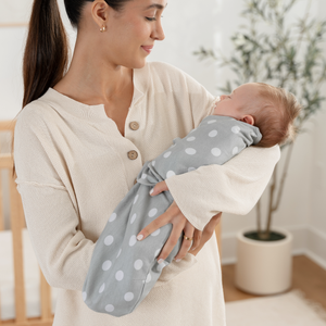 Easy Swaddle Blankets in Grey, Pack of 3 | Comfy Cubs - additional view