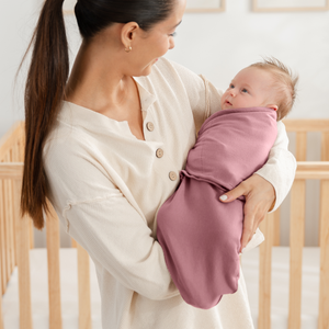 Easy Swaddle Blankets in Blush, Mauve, Mulberry, Pack of 3 | Comfy Cubs - additional view