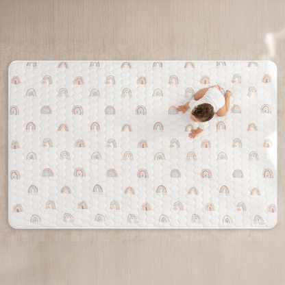 Play Mat with Non-Slip Bottom - Rainbow